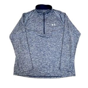 Under Armour men’s quarter zip blue heathers light pullover